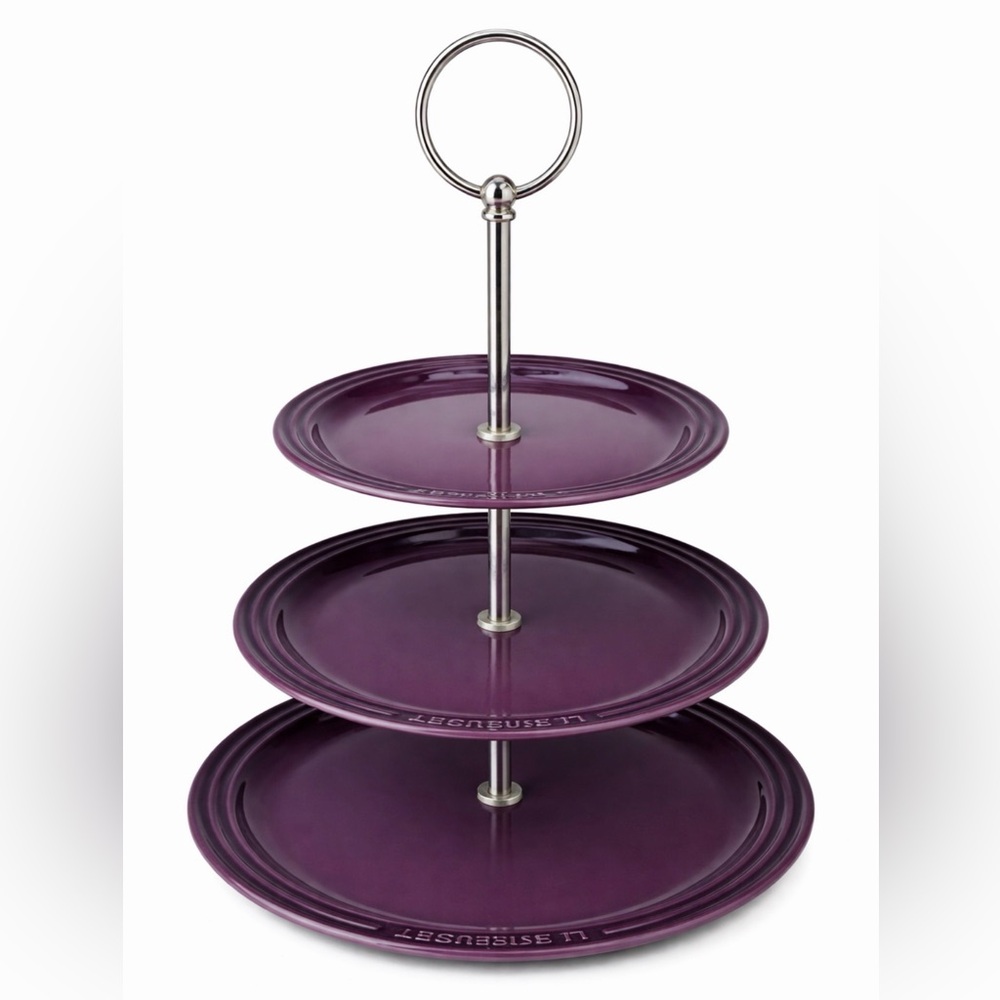 Le Creuset Purple 3-Tier Serving Stand